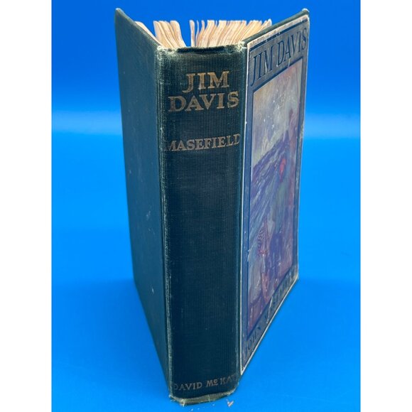 Vintage Jim Davis Book By John Masefield Antique Hardcover Literary Classic - Picture 2 of 14